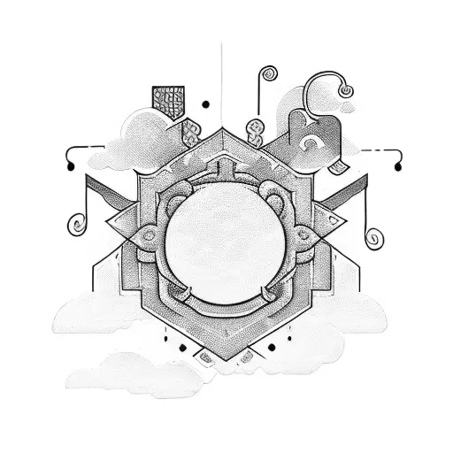 sound cloud tattoo design idea