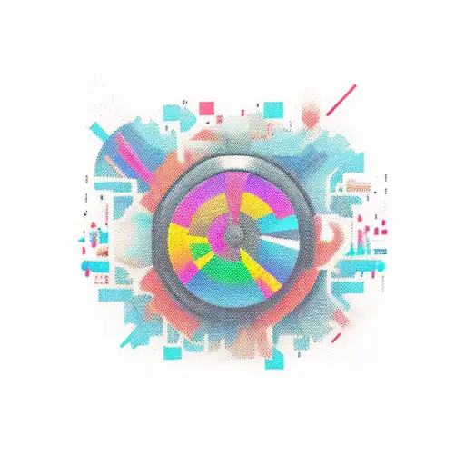 sound cloud tattoo design idea