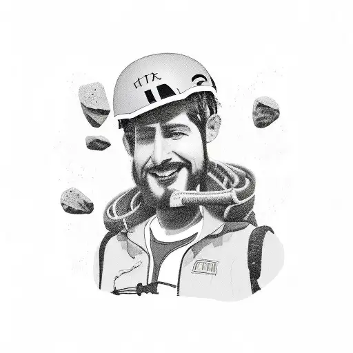 climbing route named "Mr Bombastik" tattoo design idea