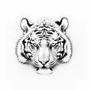 tiger stripes armband tattoo  tattoo design idea
