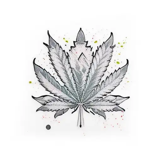 cannabis japones mascara  tattoo design idea