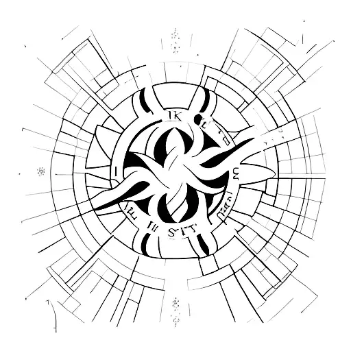 west eire, light, space, ocean tattoo design idea