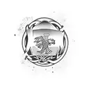 eire sligo and ocean tattoo design idea