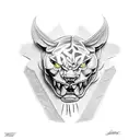 pantera tattoo design idea