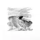 platon Allegory of the cave tattoo design idea