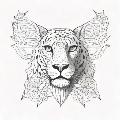 Create a black and white tattoo to set me the goal of rocking in life tattoo design idea