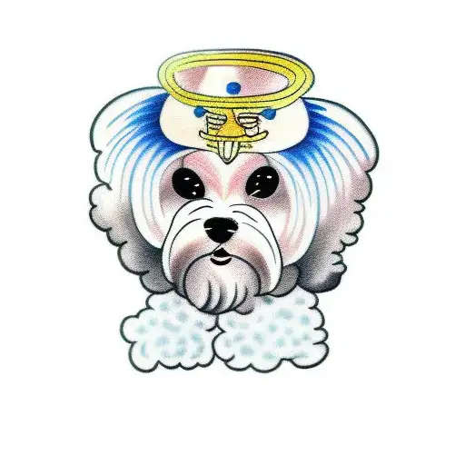 poodle, shih tzu, poodle, tattoo tattoo design idea