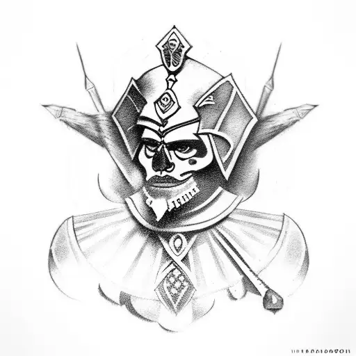 skanderbeg tattoo design idea