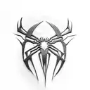 spiderman logo for wrist tattoo design idea