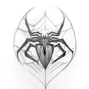 spiderman logo for wrist tattoo design idea