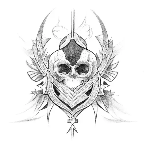 Christian symbolism tattoo design idea