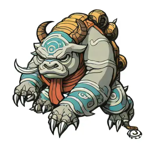Appa from the last airbender tattoo design idea