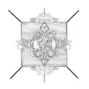 Write 145 in Roman numerals tattoo design idea