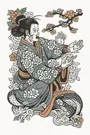 shaking hands holding tattoo design idea