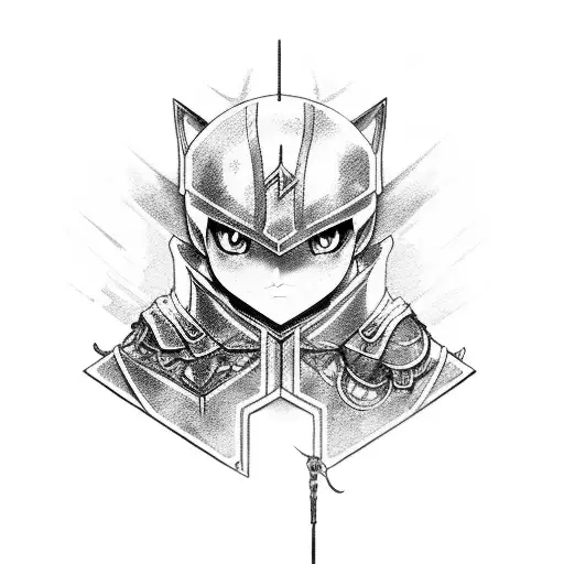 sword art online tattoo design idea