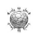 football tattoo design idea