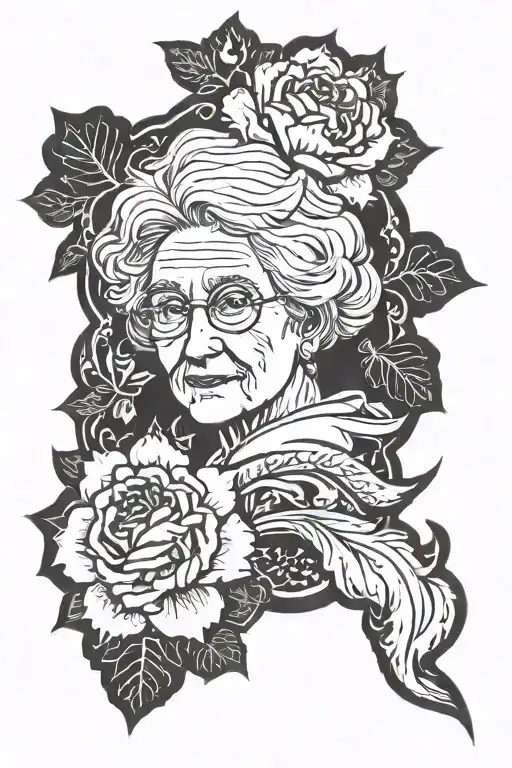 grandma memorial tattoo tattoo design idea