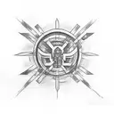 a tattoo for a dad who would like to have a tattoo in the name of his son tattoo design idea