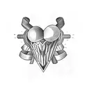 Heart, plane tattoo design idea