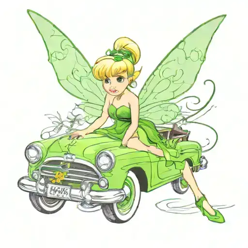 TINKERBELL  tattoo design idea