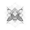 topographic map tattoo design idea