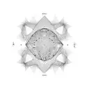 topographic map tattoo design idea