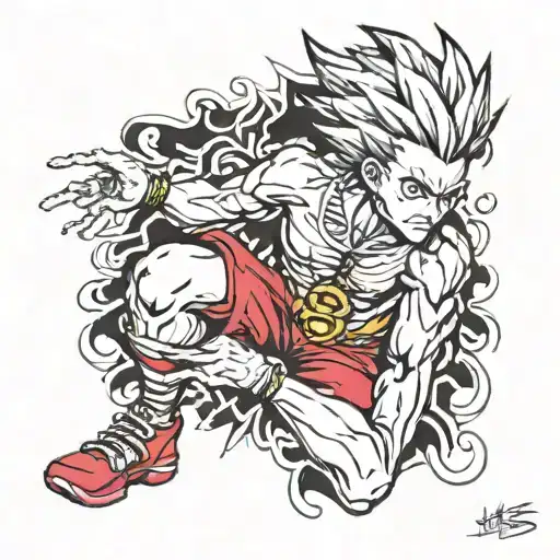 hisoka hunter x hunter tattoo design idea