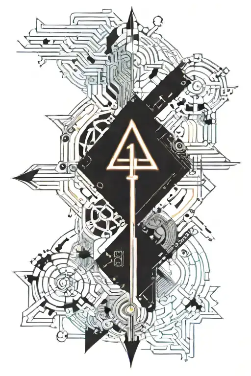 1111 tattoo design idea