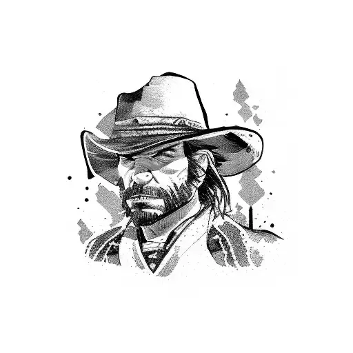 red dead redemption tattoo design idea