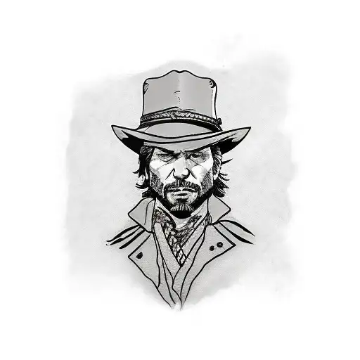 red dead redemption tattoo design idea