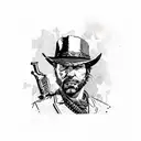 red dead redemption tattoo design idea