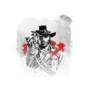 red dead redemption tattoo design idea