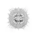 eternal unconditional love with universe manifestation tattoo design idea