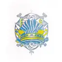 ukraine with portugal  tattoo design idea