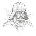 darth vader tattoo design idea