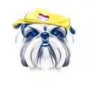 shih tzu tattoo design idea
