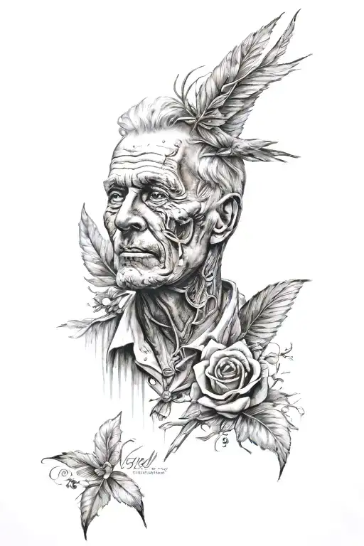 Father memorial tattoo tattoo design idea