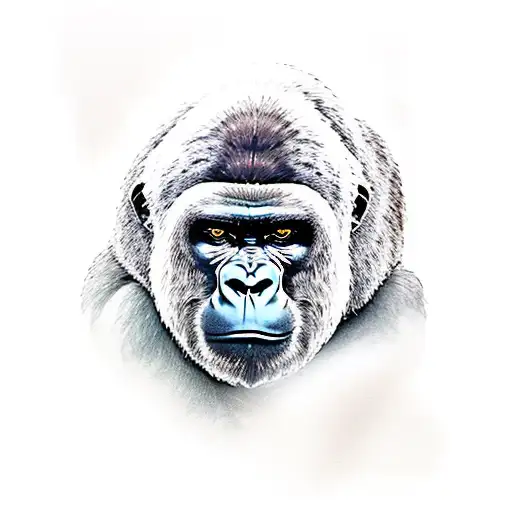 Silverback Gorilla Tattoos Images & Pictures - Findpik | Gorilla tattoo,  Gorillas art, Animal sketches