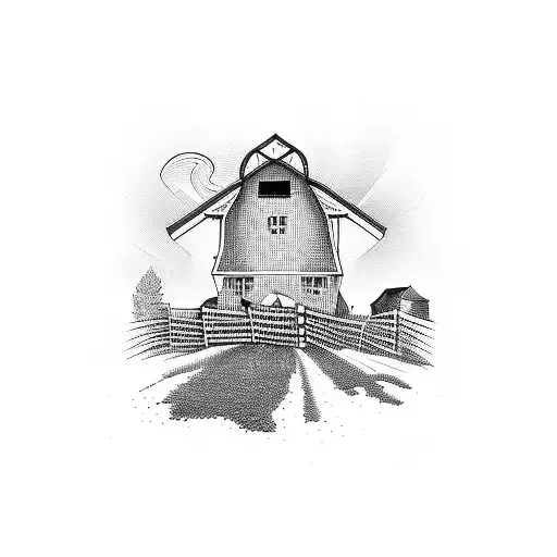 Germany Farm Wisconsin  tattoo design idea
