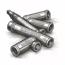 simple shotgun shell  tattoo design idea