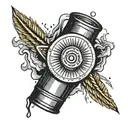 shotgun shell tattoo design idea