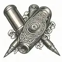 shotgun shell tattoo design idea