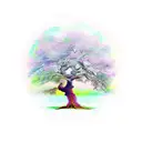 oak tree tattoo design idea