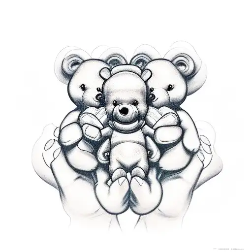 A bear hug in memory of... - Silver Lining Tattoo Studio | Facebook