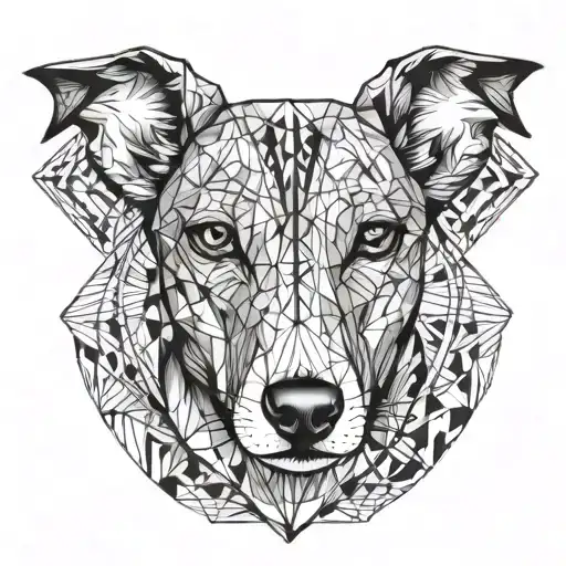 WHippet tattoo design idea