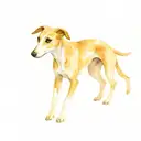 WHippet tattoo design idea