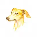 WHippet tattoo design idea