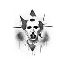 marilyn manson tattoo design idea