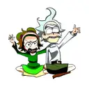 rick and morty  tattoo design idea