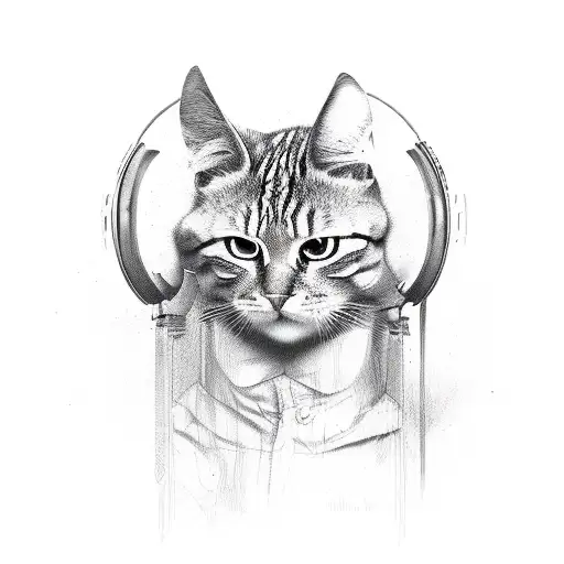 2 people with different perspectives  tattoo design idea